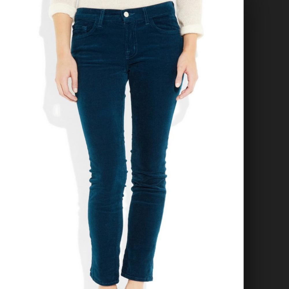 EUC J Brand Blue 511 Midrise Corduroy Skinny Size 27